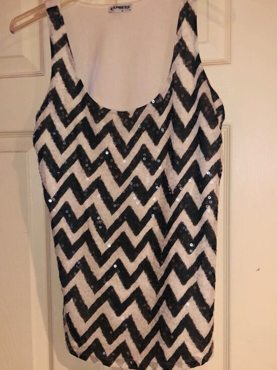 Tops - Express sequin tank top